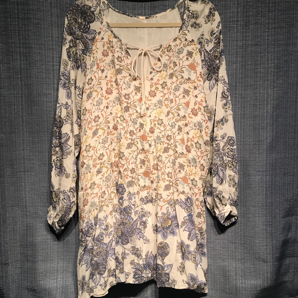 Long Sleeve Floral Dress